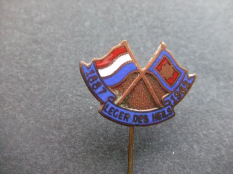 Leger des Heils 25 jarig jubileum 1887-1962 vlaggen